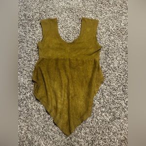 Calico Alchemy Organics Sz Small Reversible Laurel Top in Deadleaf - hemp/cotton